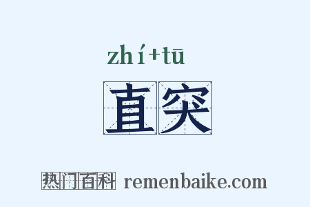 直突是什么意思的图片